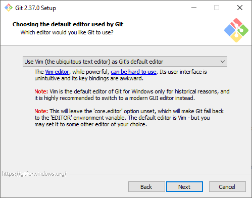 git select-editor