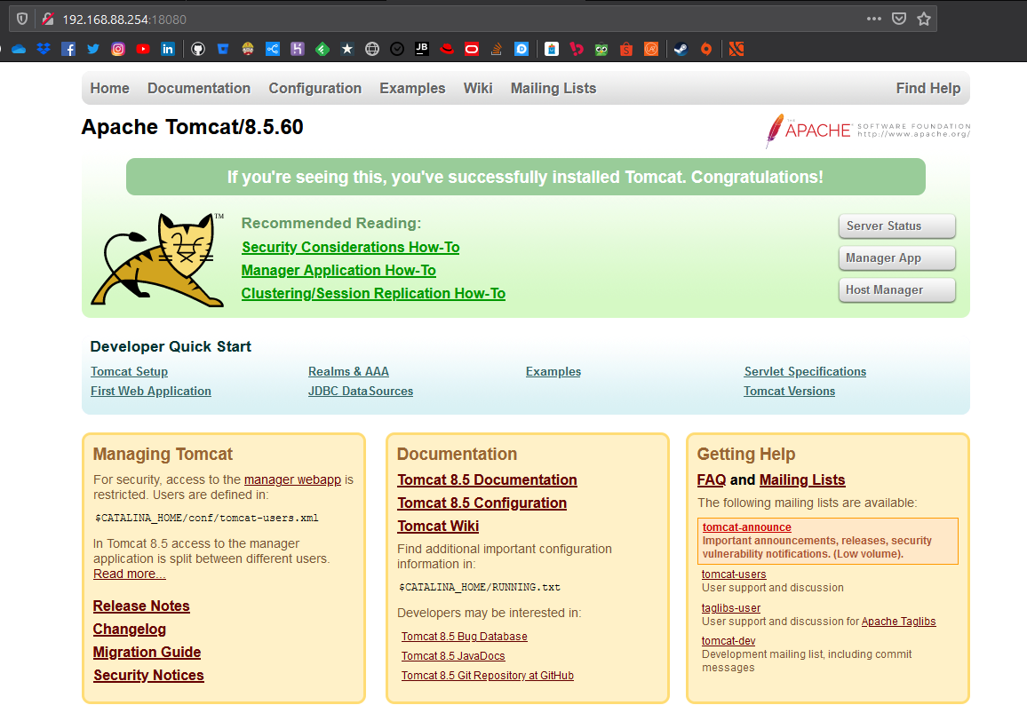 Apache Tomcat Works!